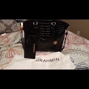 Never used Black Brahmin purse and wallet